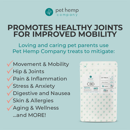 CBD Cat Treats 150mg - Salmon Flavor