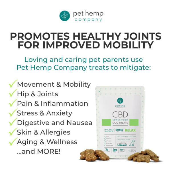 CBD Dog Treats – RELAX: Anxiety & Stress Relief